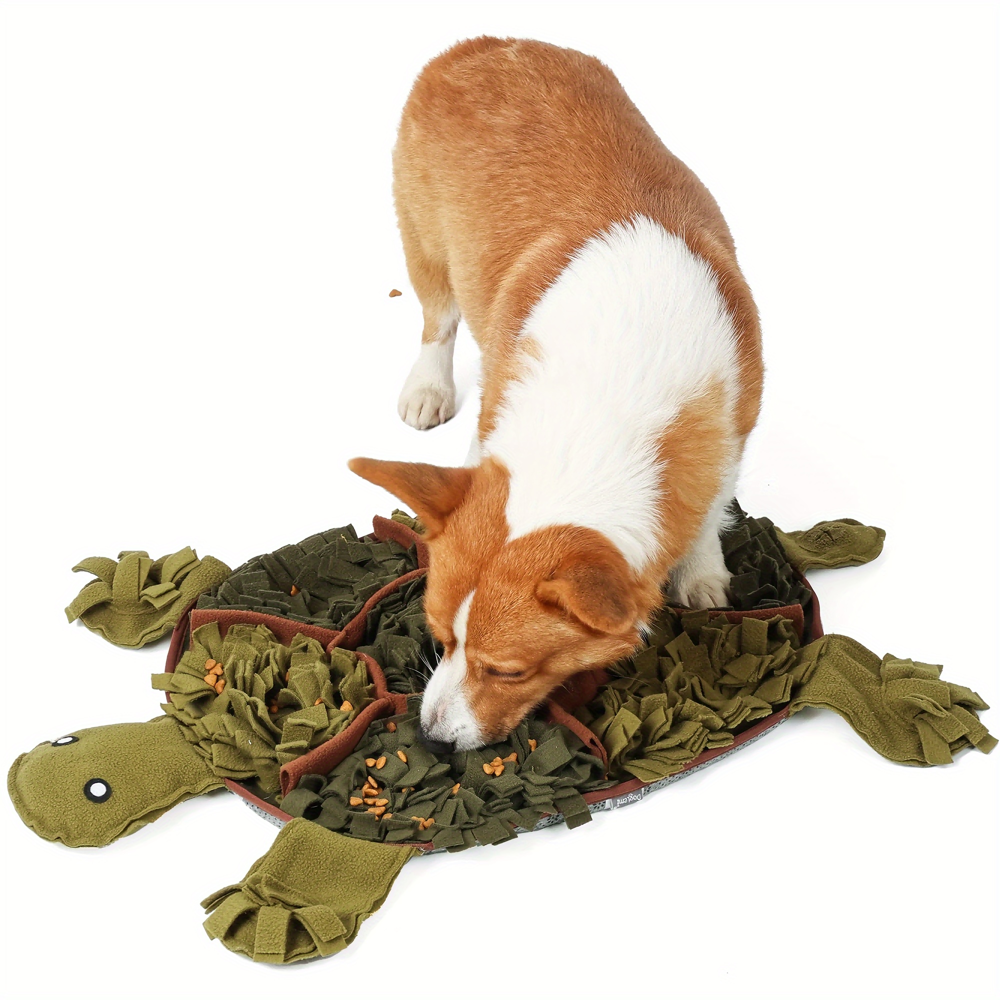 

Slow Feeding , Interactive Puzzle Toy For Training, Felt Dog Snack Mat, 20.5*28 Inch, Green