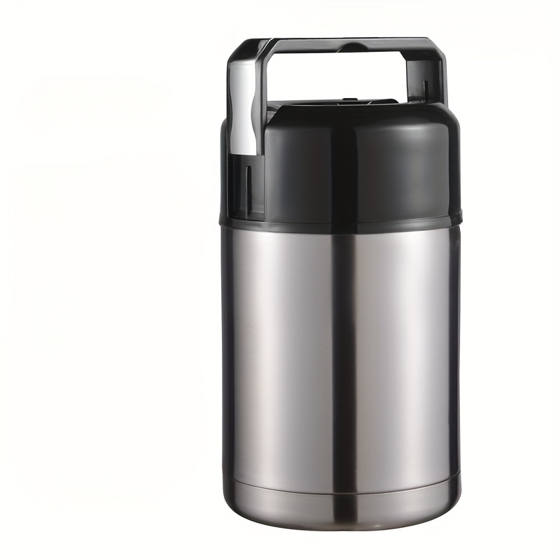 1pc, Large Capacity 800ml/1000ml Insulated Lunch Box, Portable Stainless Steel Containers, Student Lunch, Going Out For A Picnic, Gifts