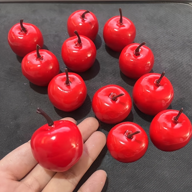 12 Mini Ornaments For Christmas Tree, Artificial Garland Decoration - Home Decor, Party And Holiday Accessories