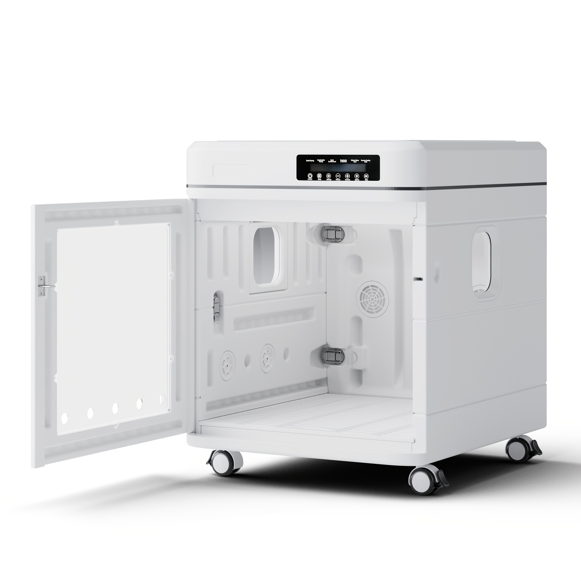 Cobuy Foldable Pet Dryer Box with Wheels, 360° Fast Drying 100L Quiet Odor Removal for Dogs & Cats - Image 5