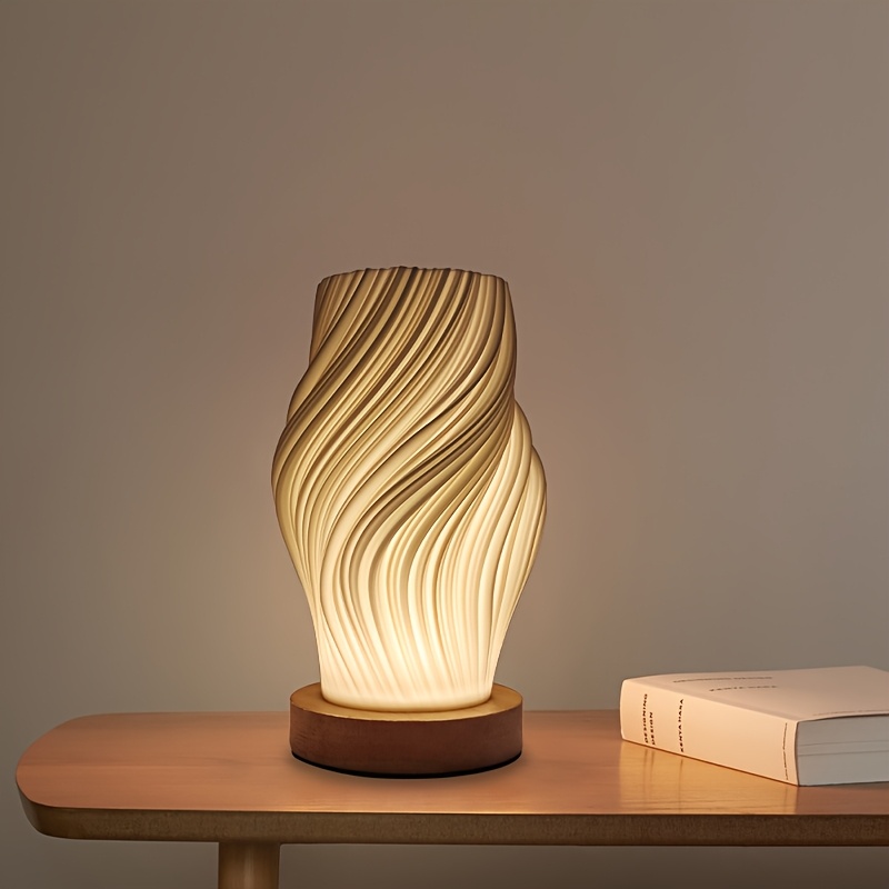 Modern Minimalist LED Touch-Dimmable Desk Lamp with Three Lighting Modes