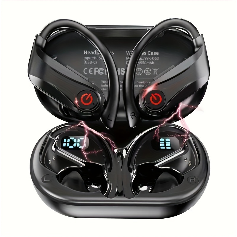 

Wireless Headphones, 90 Wireless 5.3 Headphones, Wireless Running Headphones Enc -cancelling , 3d Bass Headphones, For Ios/