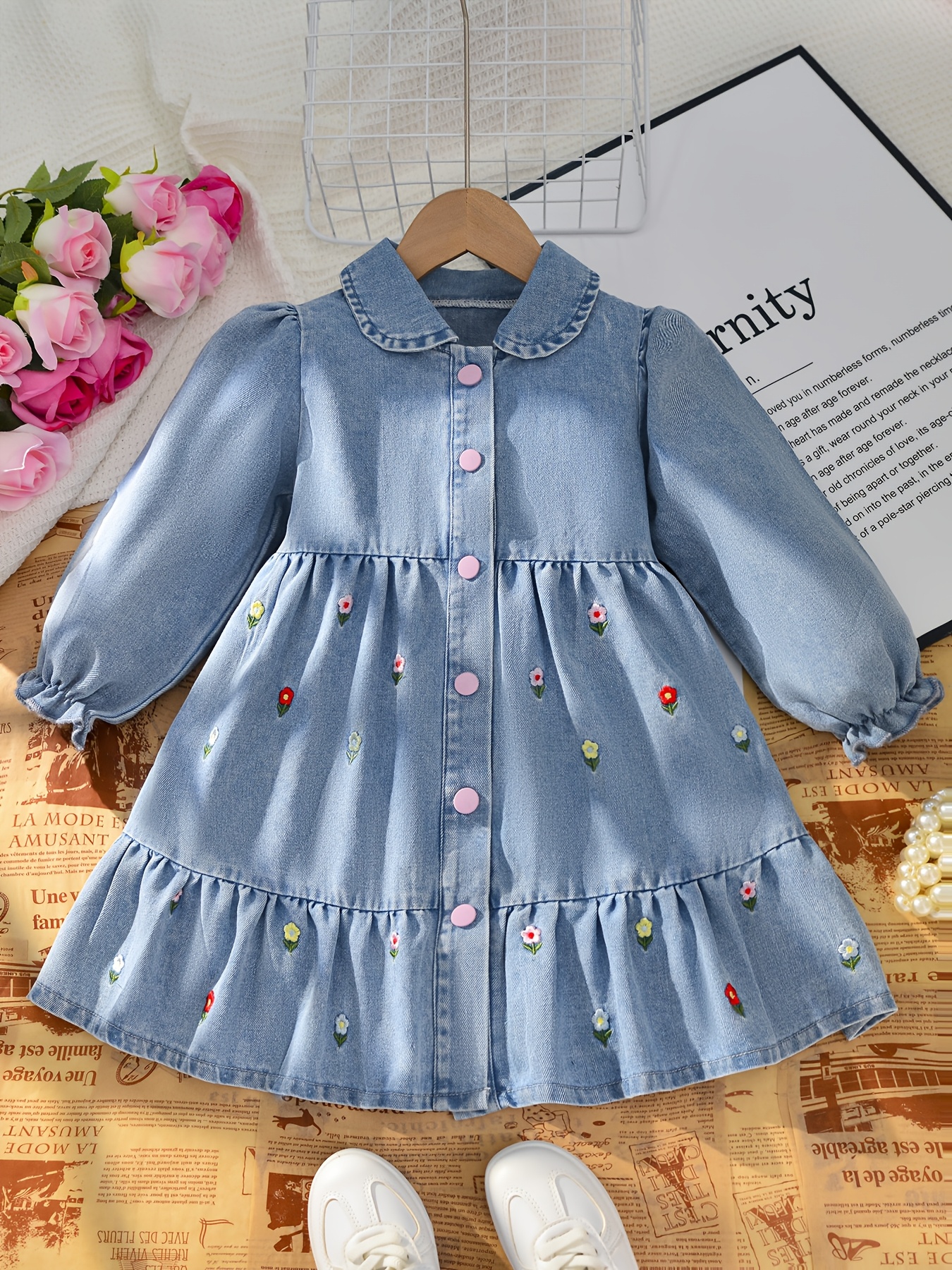 winter girls dresses sold on Temu Canada