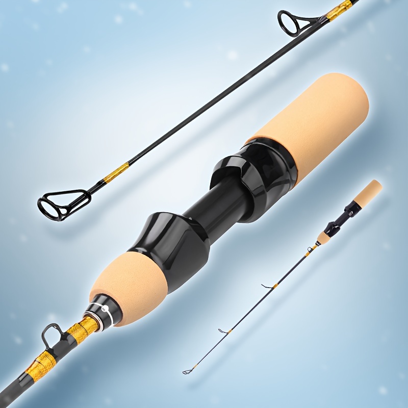 

Weihe Fishing Compact Ice Fishing Rod - 21.65" To 25.59" Two-section, Lightweight Glass Steel, Ideal For Shrimp & Trolling