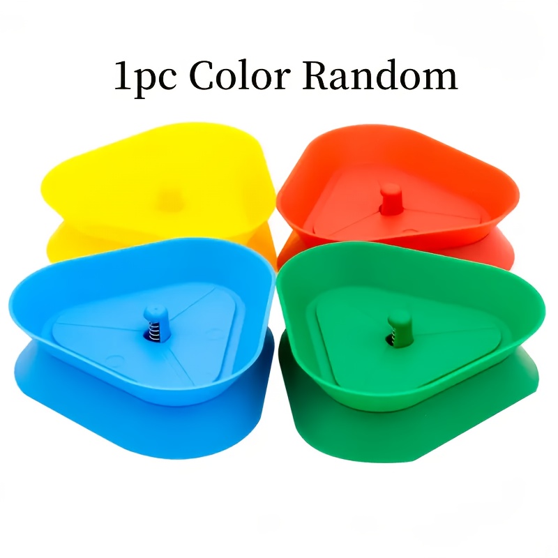 Durable Pp Plastic Stackable Spring Card Holder Organizer - Colorful For , Math Games & Strategy Board Games - No-handheld Cards Storage, Perfect Gift For Family & Parties, Sturdy Construction