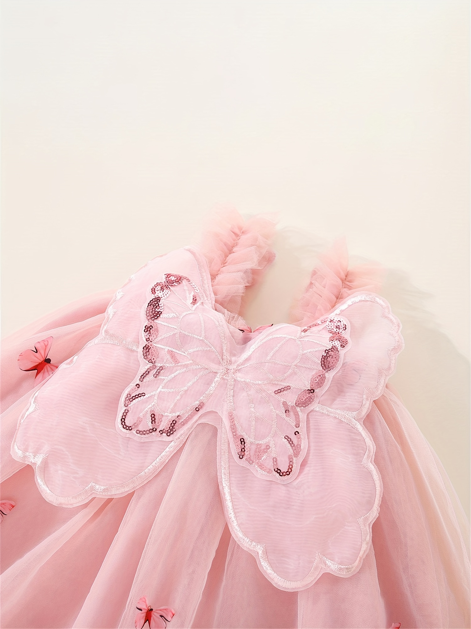 toddler baby girl princess dress wings fairy - Temu