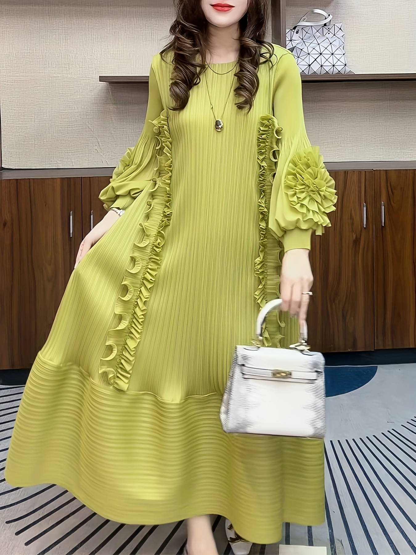 white christmas dresses Tailored Belted Midi Dress main image 0