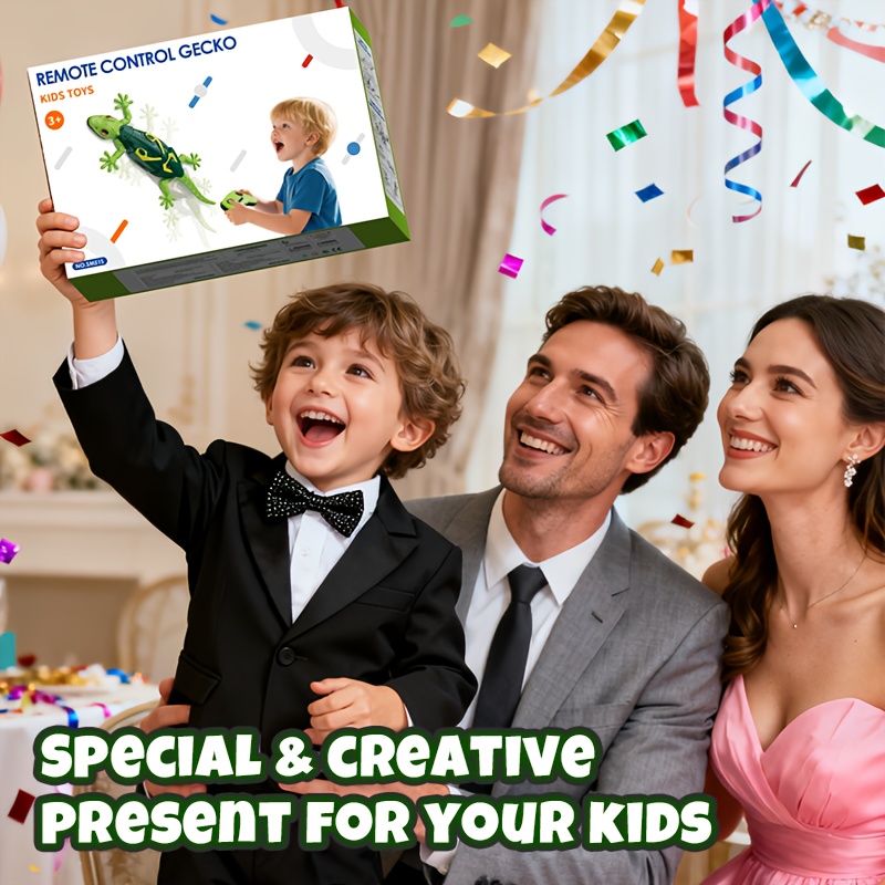   壁虎rc机器人 - 可充电遥控爬行机器人，可攀爬墙壁，绿色儿童恶作剧玩具，适合3岁及以上男孩和女孩（生日/万圣节/圣诞节礼物）- 儿童间谍机器人 商品详情 5