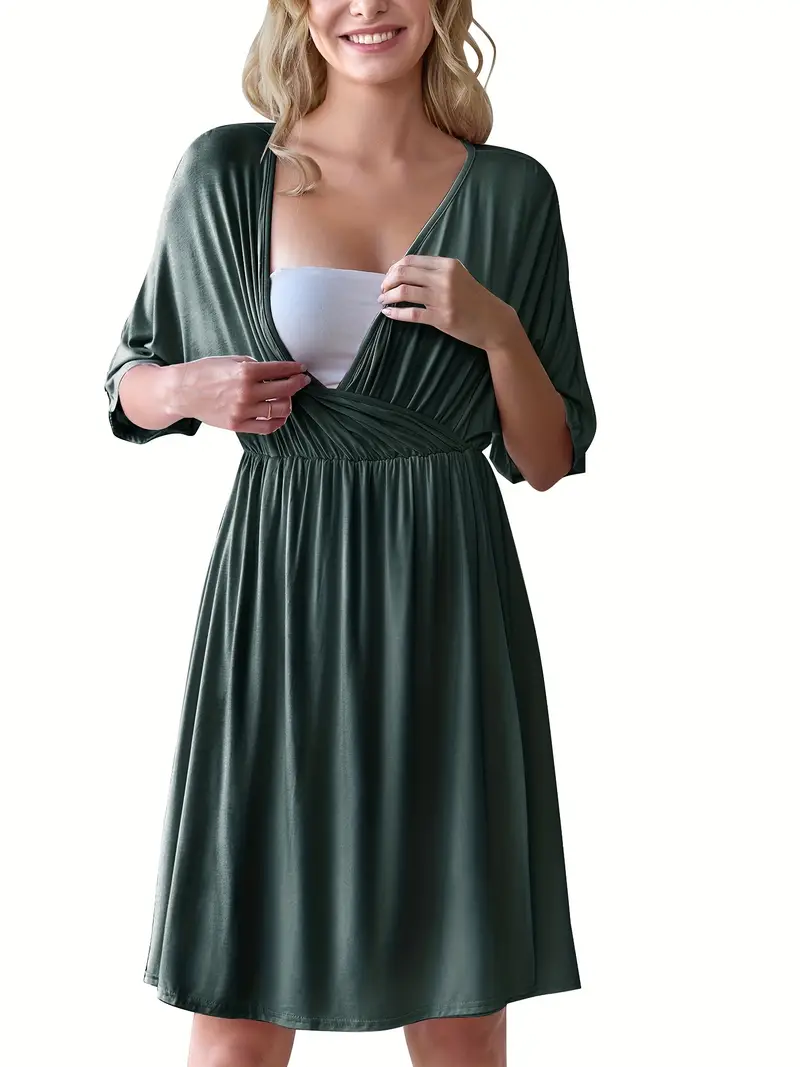 3 in 1 labor delivery gown maternity fashion mama - Temu 3 in 1 labor delivery gown maternity fashion mama - Temu