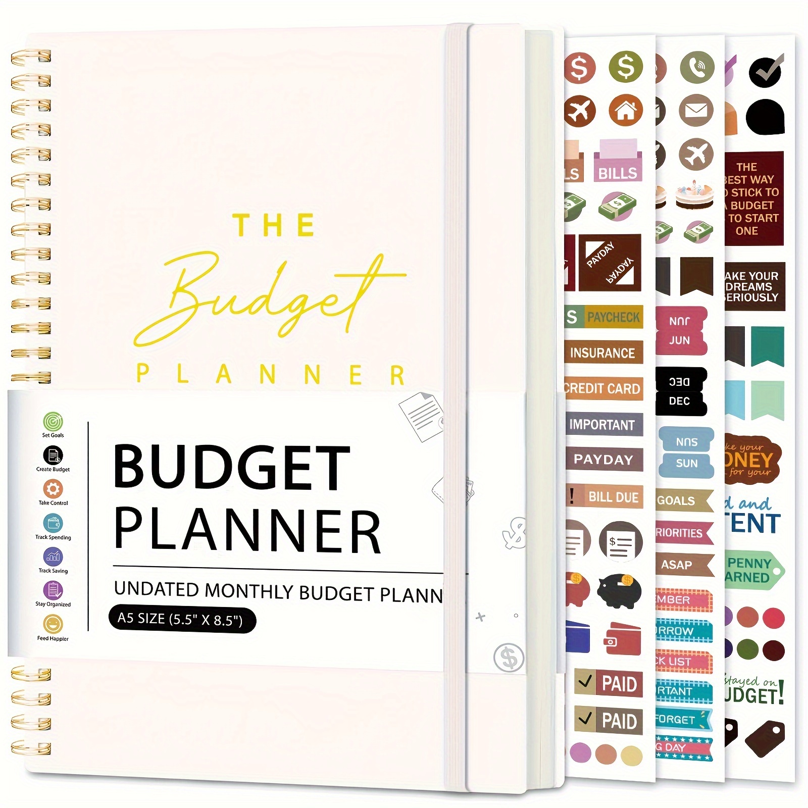 

[ ] Trees A5 - Monthly Financial Organizer Expense , For Effective , 8.6x5.9", 100gsm