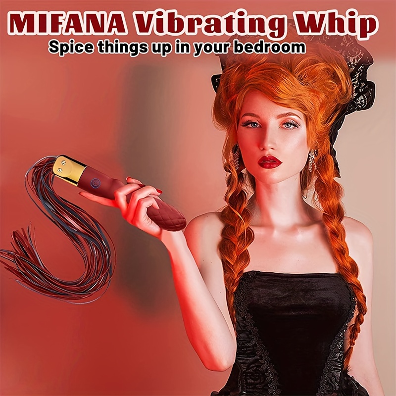 2 in 1 whip vibrator faux leather anal stick with 10 vibration usb rechargeable soft silicone for couples play 2