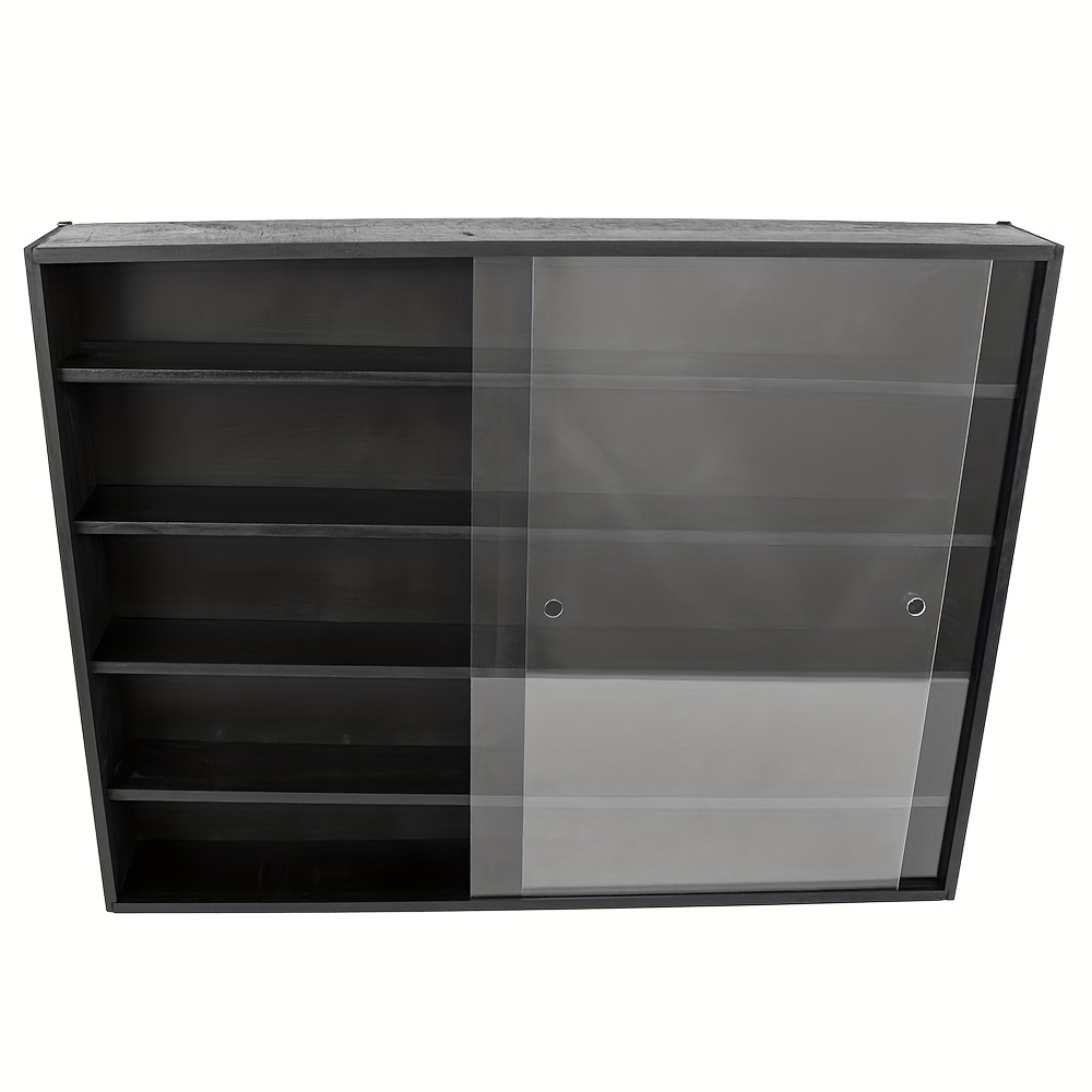 TEMU 1pc 5-layer Covered Wooden Storage Rack (assembled Version), Handmade Storage Rack, Collection Display