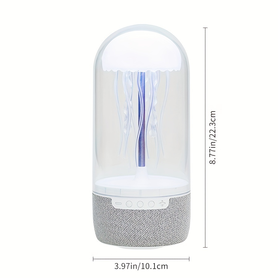 k19 colorful light jellyfish speaker imitating the movement scene of jellyfish wireless speaker support tf type c equipped with light conversion and unique ambient speaker details 5