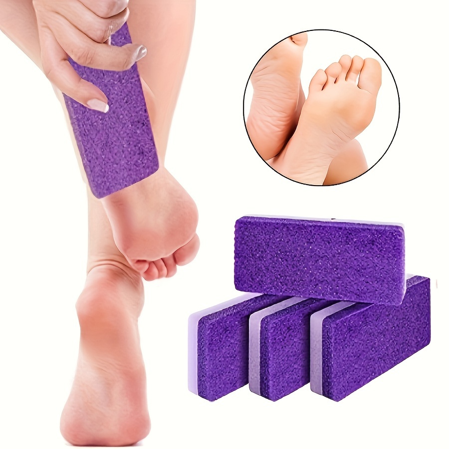 

8pcs Stone Foot Scrubbers, Polypropylene Callus Remover Sponges, Unscented Non-electric Bathroom Shower Supplies For Smooth Feet, Smooth Foot Scrubber|ergonomic Foot Sponge| Stone