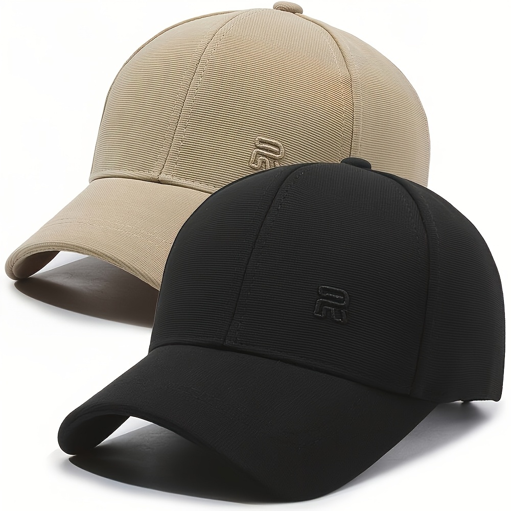 2pcs New Fashion Baseball Cap, Thin and Breathable, Duckbill Cap, Outdoor Hat, Suitable for Hiking, Travel, Christmas Gifts, New Year's Gifts, Family Gifts, Valentine's Day Gifts, Birthday Gifts