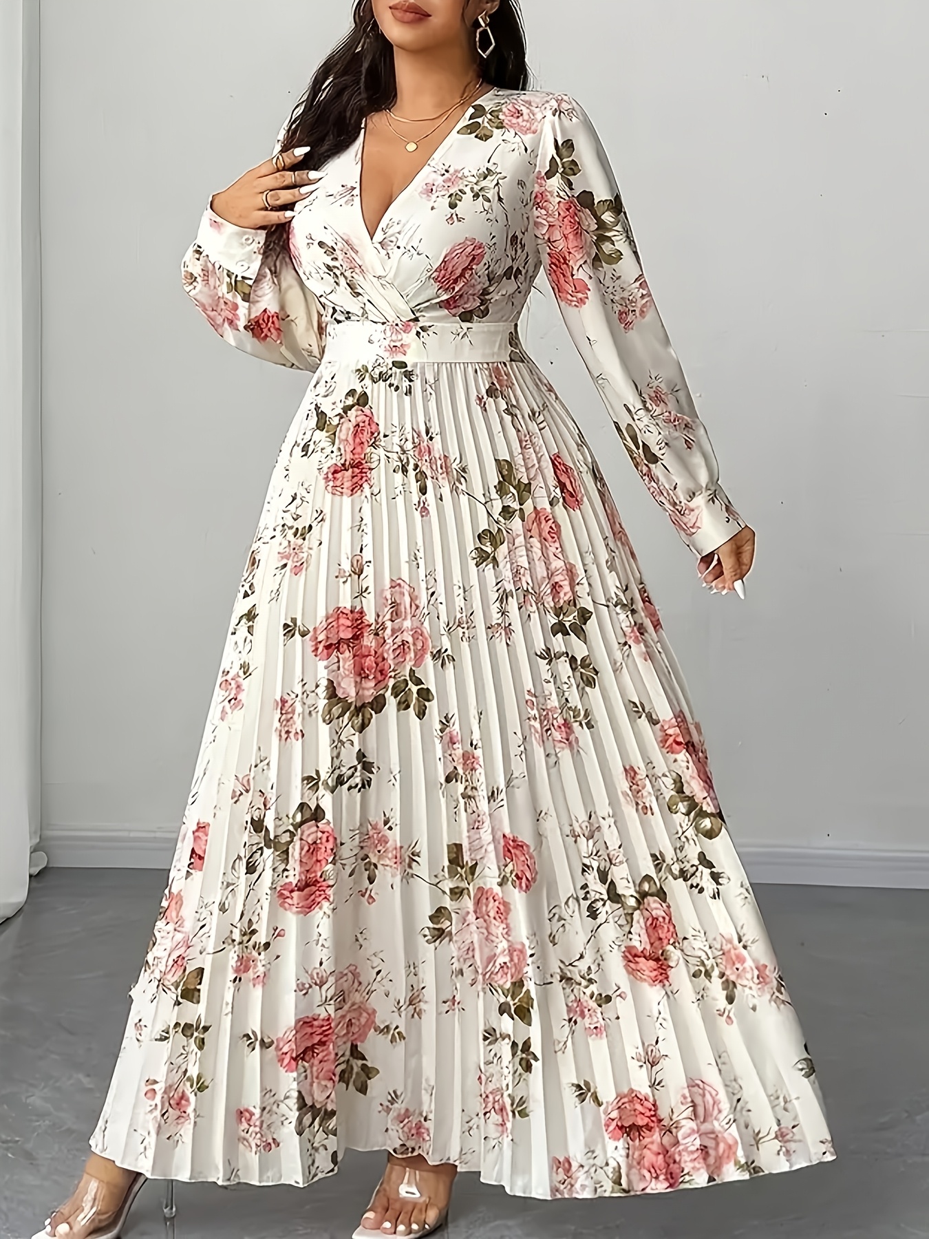 open lace back dress Two Piece A-Line Wedding Guest Dresses Plus Size Hide Belly Elegant Dr – BL  Dress