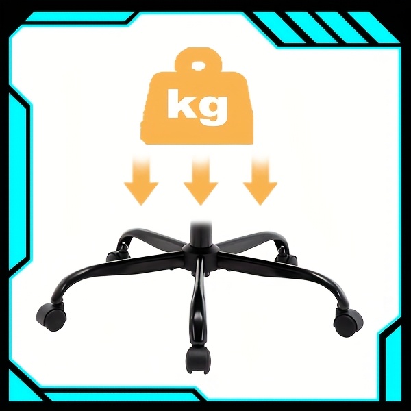 Andyou Gamingstoel met Voetenbankje, Ergonomisch Ontworpen, Gemaakt van Duurzaam PU Leer