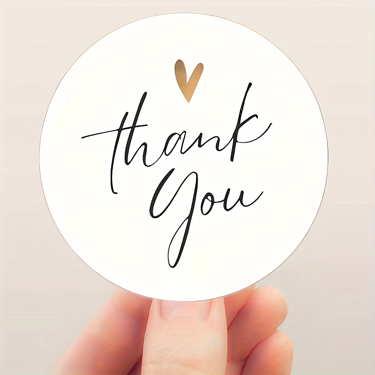 TEMU 78 Thank You Stickers (upgraded Version, Easy To Peel And Remove) Round Thank You Labels, Suitable For Small To Medium-sized Businesses. Perfect