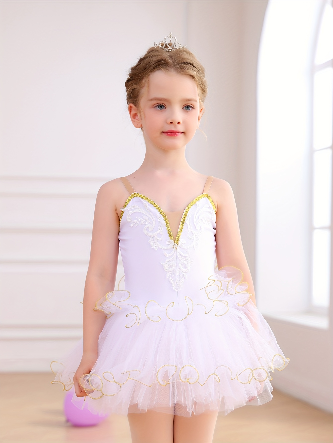 slim fit dress slacks Gold Bow Tutu Dress