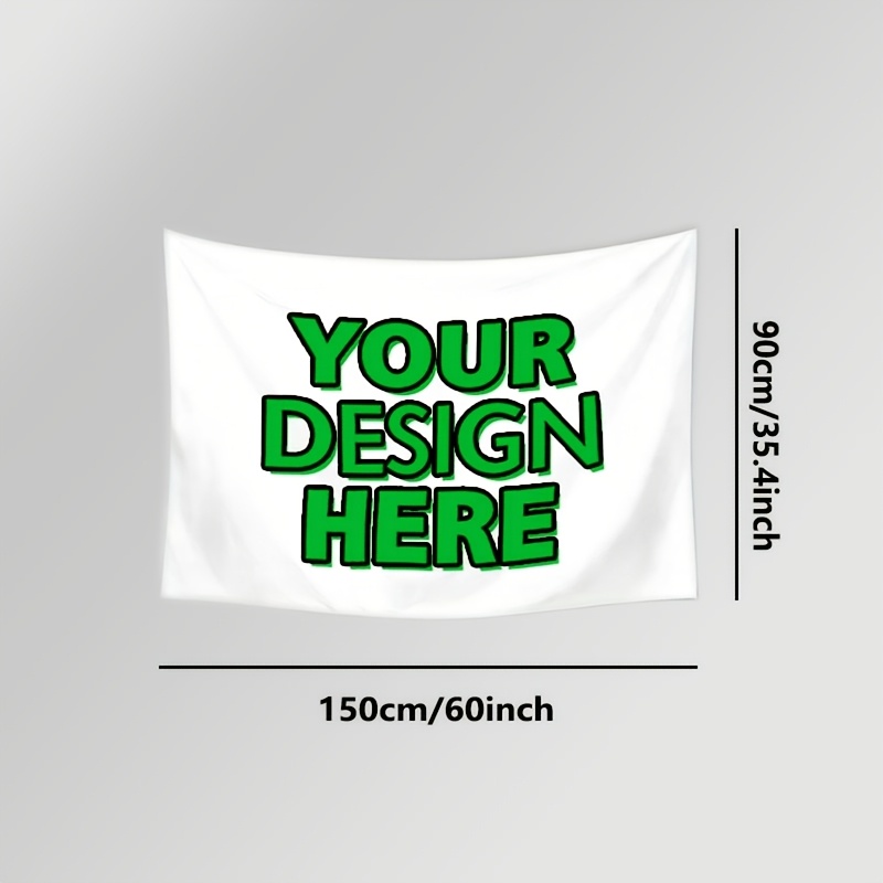 TEMU [customized] 1 Personalized Custom Flag Banner, Multiple Sizes , Personalized Banner With Your Logo_text, And , And Uv Resistant, Durable