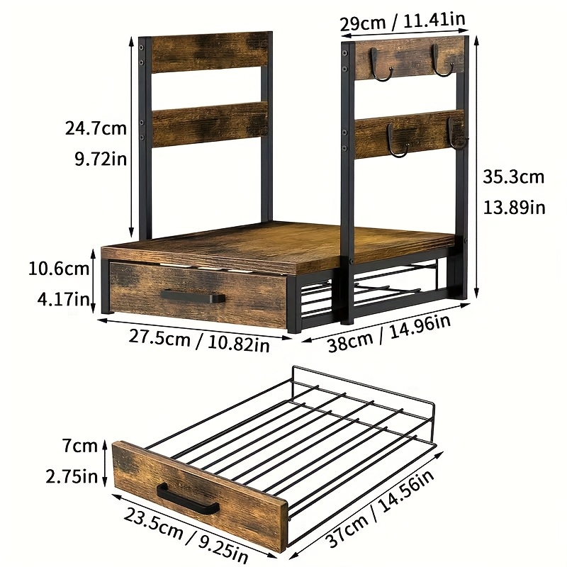 helpful Counter Coffee Pod Holder, K Cup Storage Drawer Holder, K Cup Capsule Storage Pod Storage Box, Coffee Site Capsule Storage With Sliding Basket, Brown 9 helpful Counter Coffee Pod Holder, K Cup Storage Drawer Holder, K Cup Capsule Storage Pod Storage Box, Coffee Site Capsule Storage With Sliding Basket, Brown - Image 9