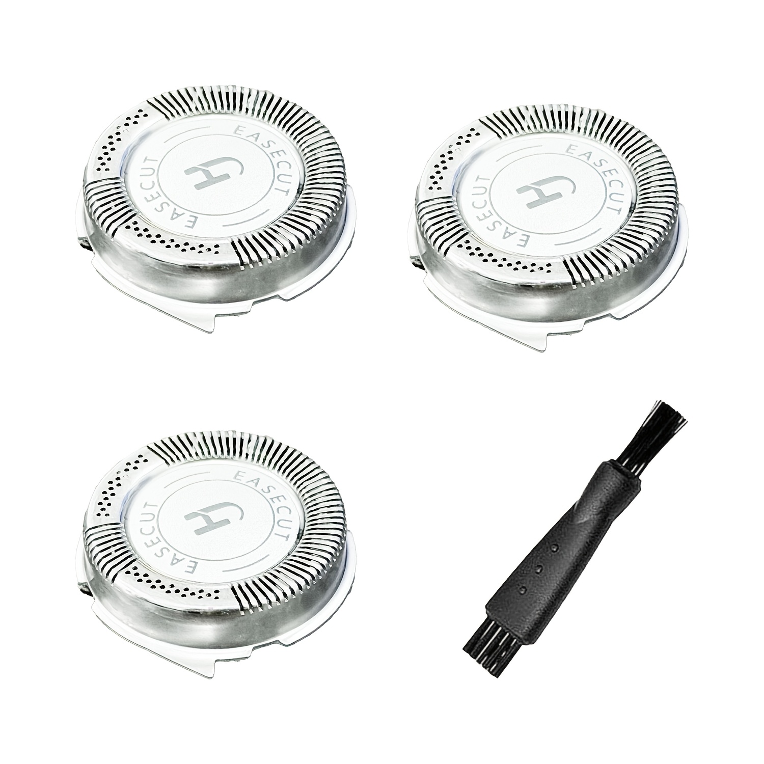 TEMU 3 Pack For 5000 Electric Razor Replacement Heads - Sh50 Double Blade Shaving Refills, Compatible With S5xxx Series Male Shavers, Upgrade (no