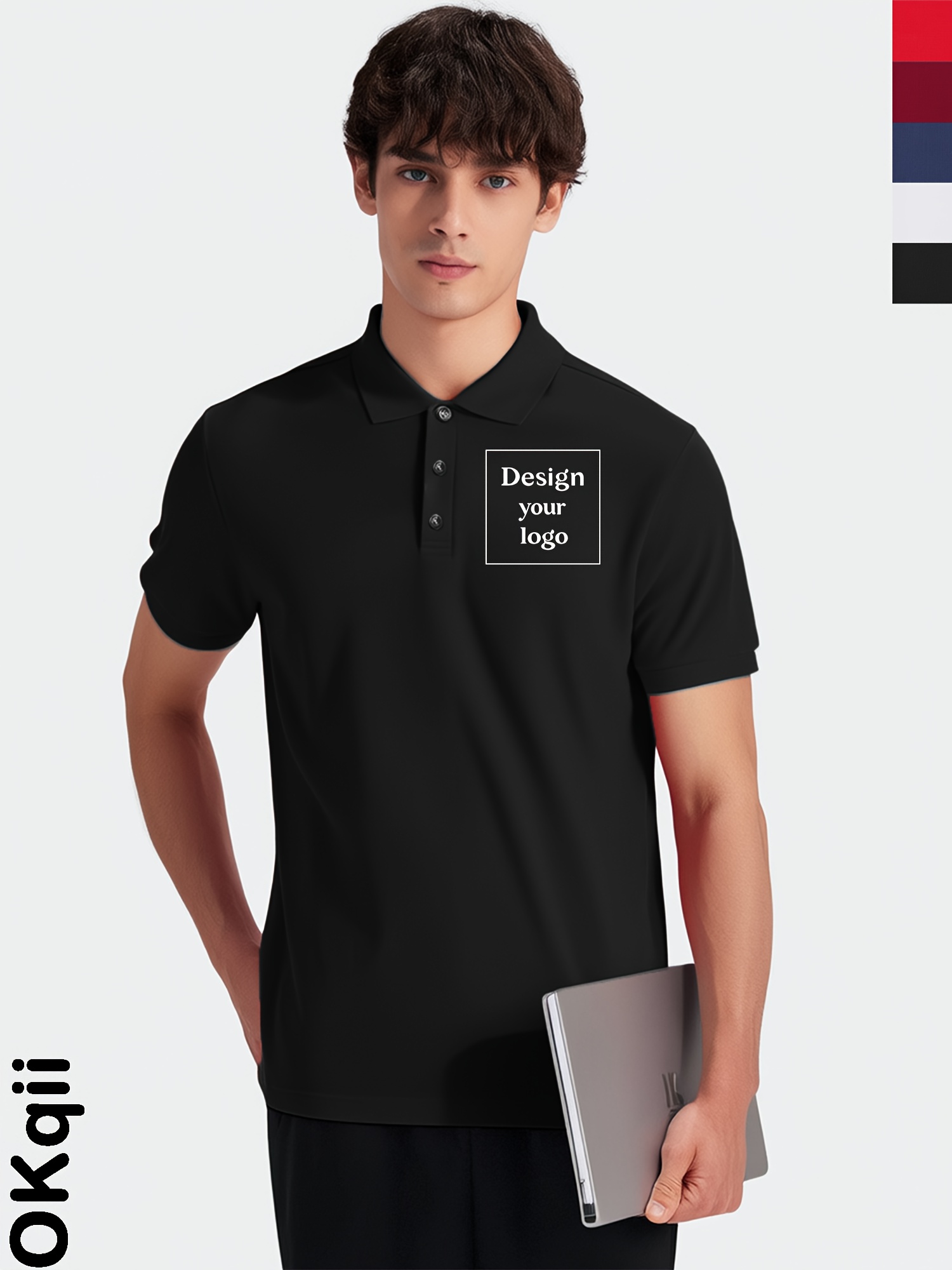 Birthday Custom Polo Shirts Custom Face Birthday Flamingo Men's