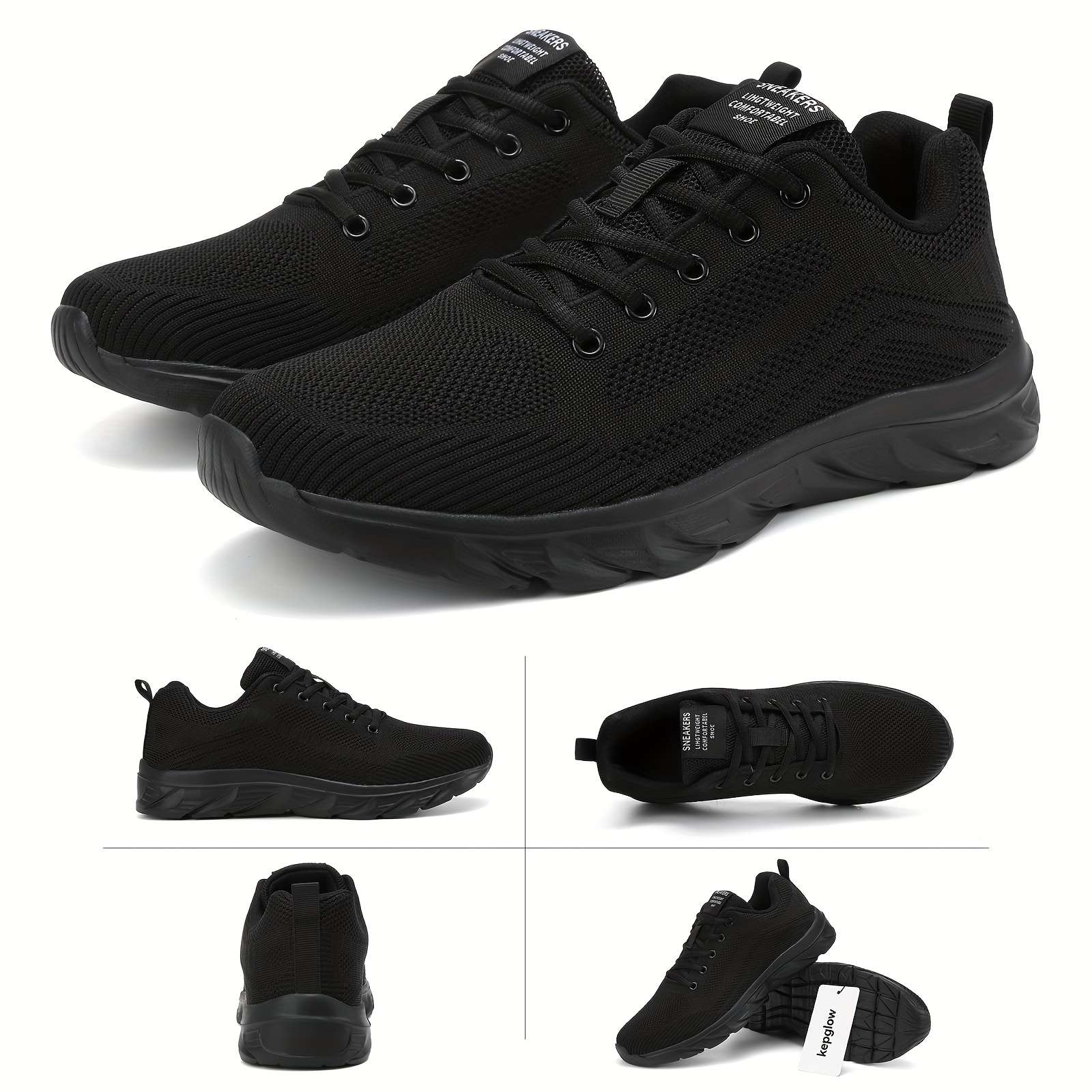 TEMU Luedka Sneakers, Running Shoes, Men's, Running Shoes, Jogging Shoes, Women's, Wide, Lightweight, Breathable, Sneakers