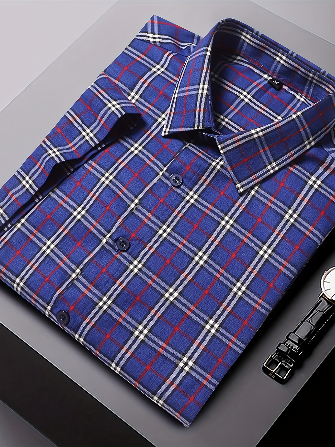 MONZA - dots pattern print tailored men shirt - MICRO 8