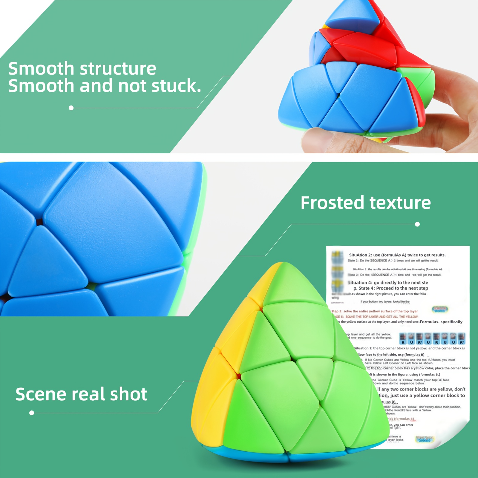 SENGSO Speed Cube 3x3 Mastermorphix Puzzle