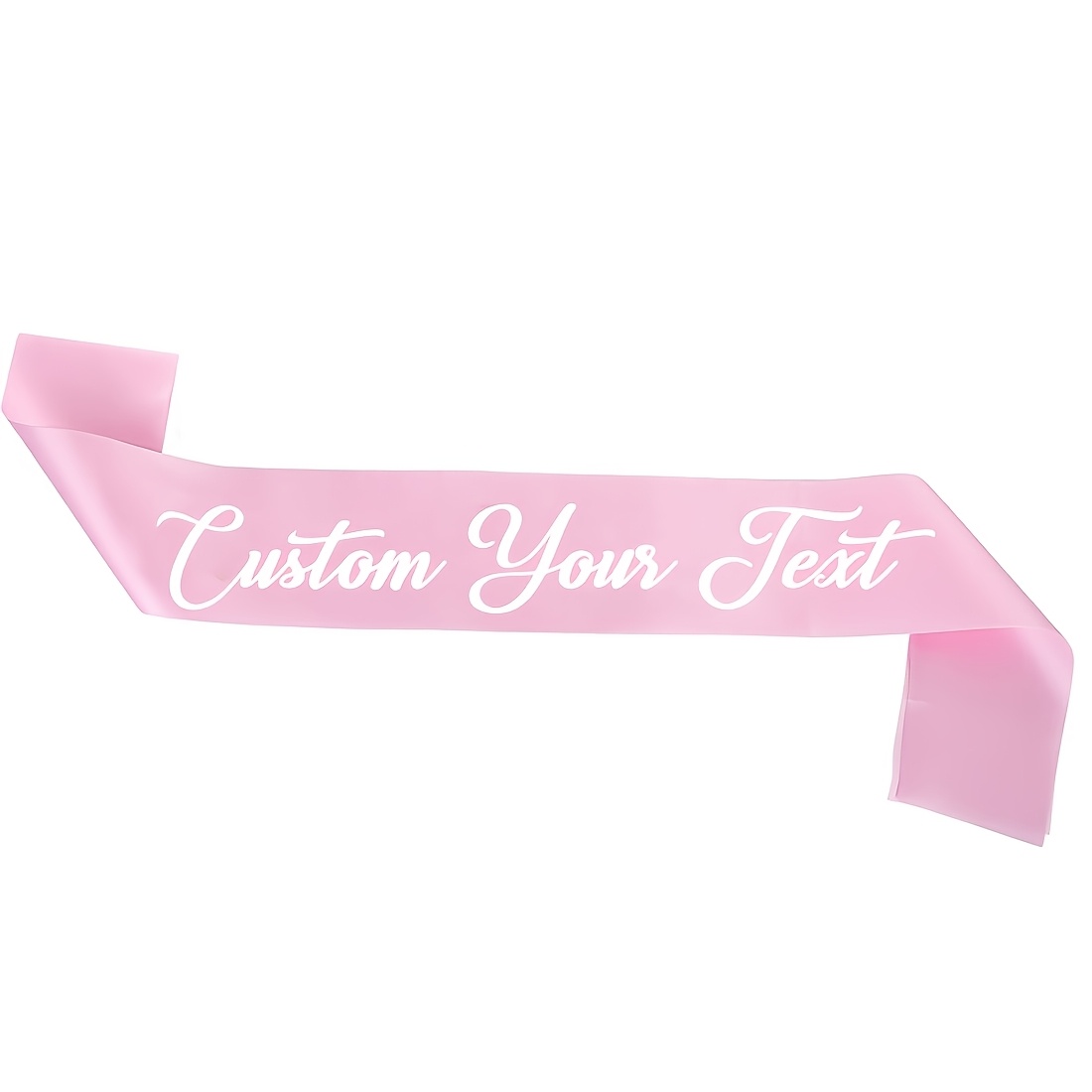 TEMU 1 Customizable Text Sash, Personalized Party Shoulder Strap, Custom Birthday Sash, Graduation Stole, Party Shoulder Strap. Suitable For Parties,