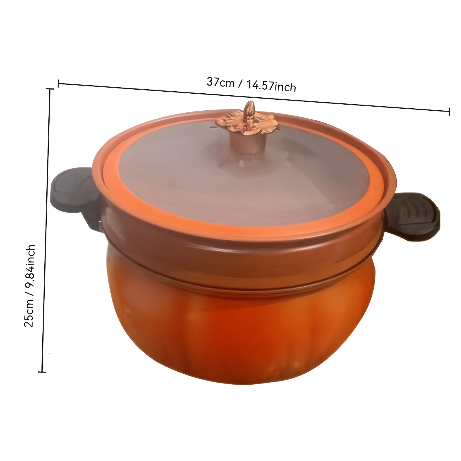 8l large capacity non stick pressure cooker with steamer versatile induction compatible for   meals details 9