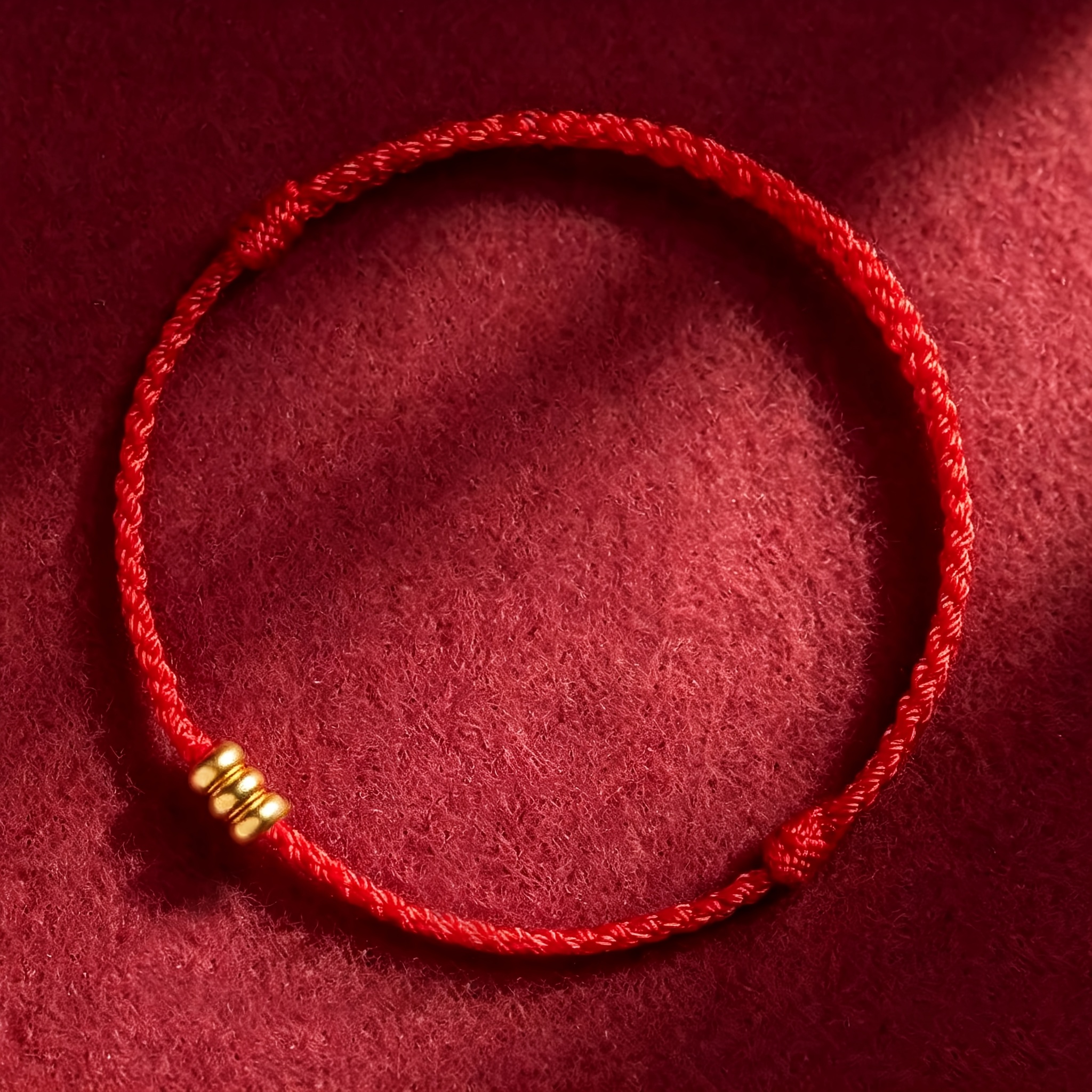 TEMU Red String Good Luck Bracelet – Hand-woven Good Luck And Protection Bracelet – Perfect For As A Birthday, Christmas Or New Year' Gift; Suitable
