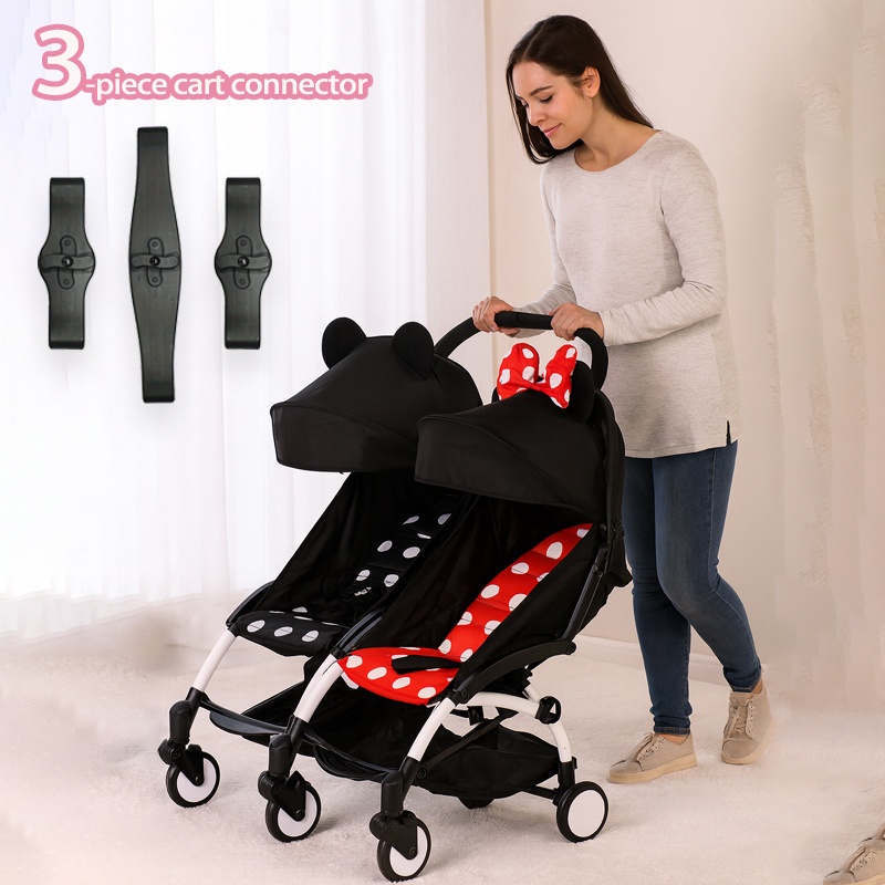 universal connector for 3pcs twin   and   strollers