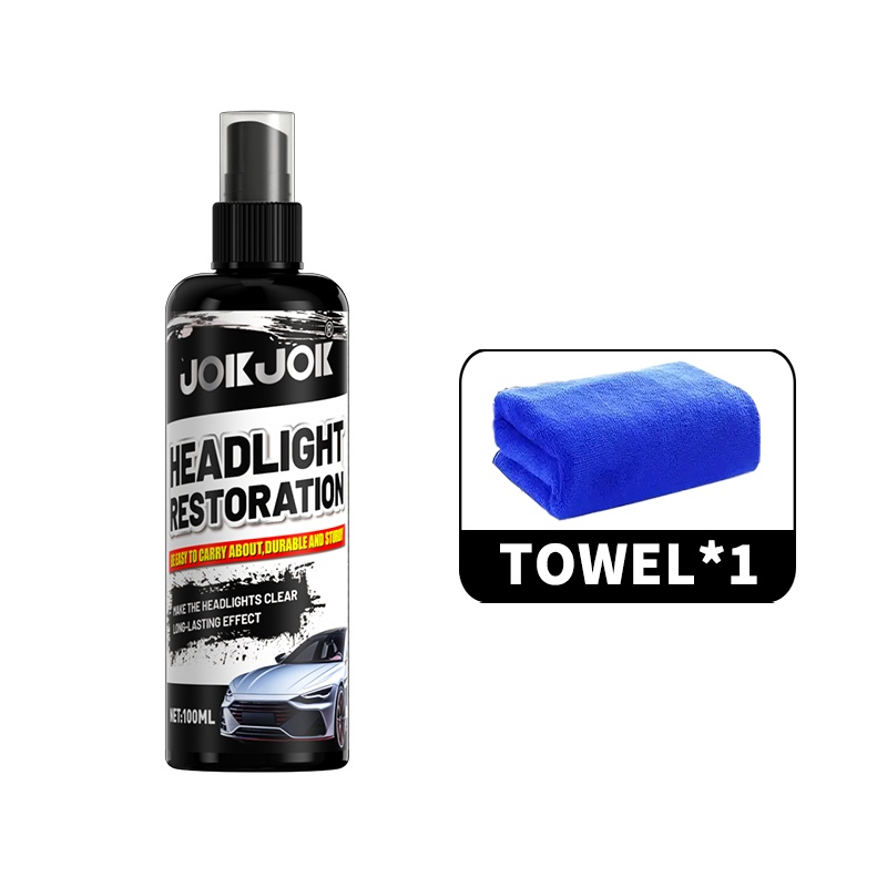 Car Headlight Ceramic Repair Spray - Anti-oxidation Formula, Removes Yellowing & Surface Fogging, Restores Shine With Protective Ceramic Barrier