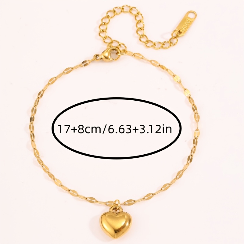 2pc Stainless Steel Shining Star Pendant Foot Chain Set, Waterproof Gift