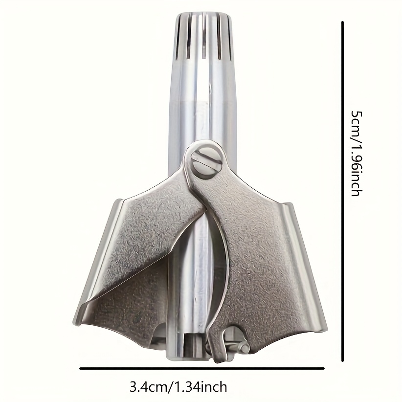 Washable Manual Nose Hair Trimmer For Men And Womens, Stainless Steel, Portable Nose Hair Clipper