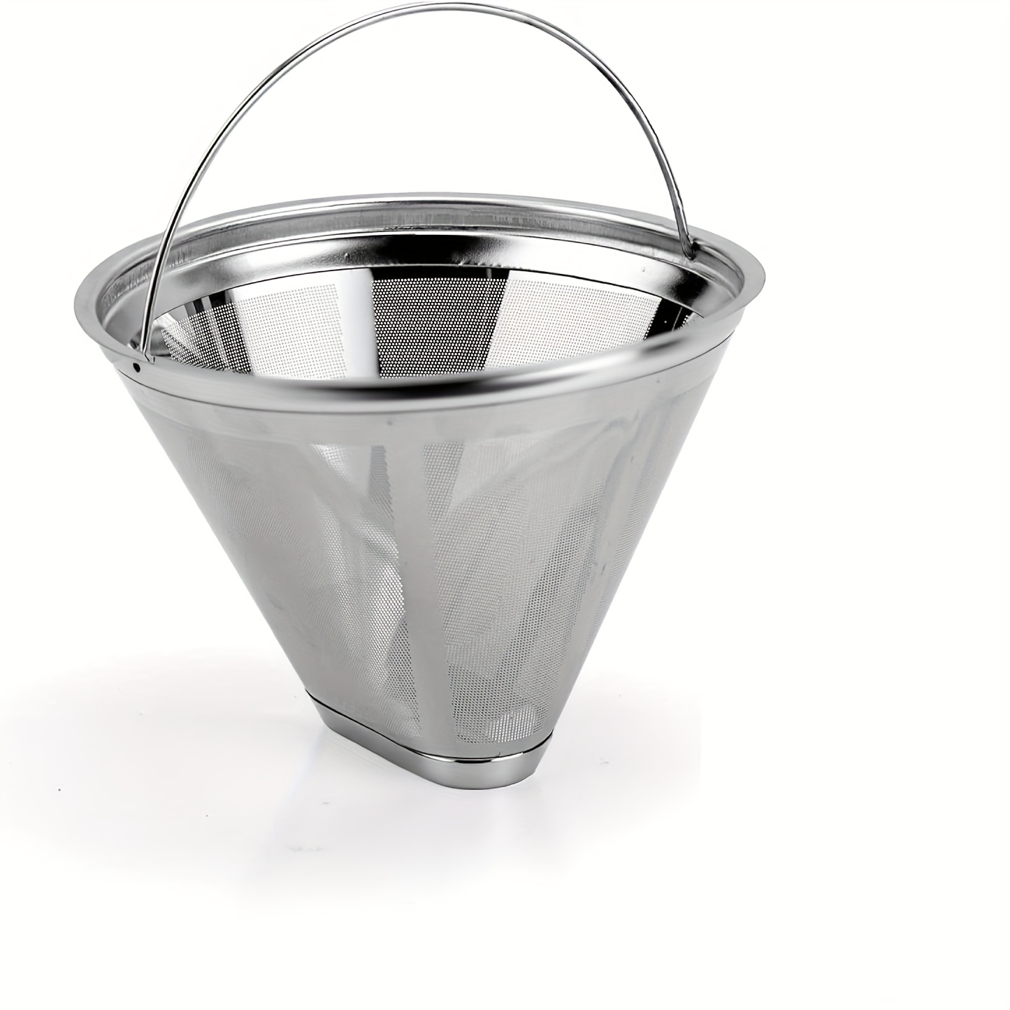 Image of Reusable Coffee Filters Compatible With Cuisinart Coffee Maker, 304 Stainless Steel Permanent Filter For Dcc 1200p1 3200nas 3400nas