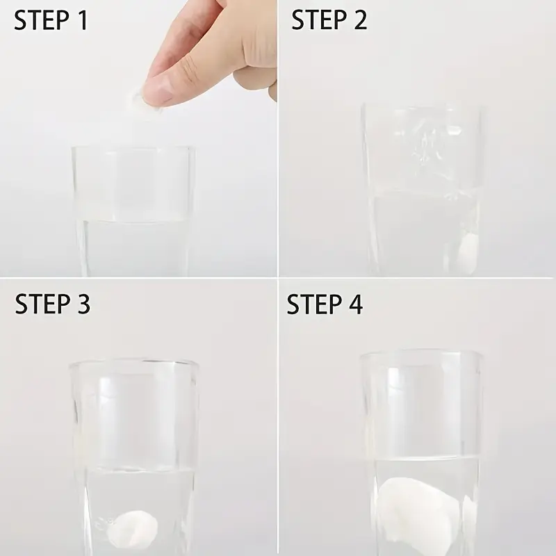 40 20pcs mini compression towels portable disposable individually packaged hotel portable face towels sanitary and clean perfect for travel camping hiking sports and beauty salons details 2