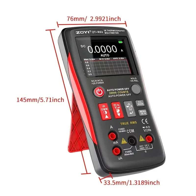 Infrarot-Wärmebildkamera R01 KitI – 2-in-1 Wärmebildkamera + Multimeter, -20°C Bis 550 Infrarot-Wärmebildkamera R01 KitI – 2-in-1 Wärmebildkamera + Multimeter, -20°C Bis 550
