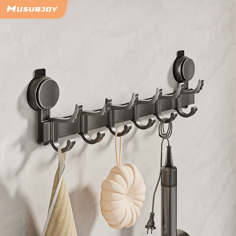 

Jiayun Modern Over-the-door Hook - Strong Adhesive, No-drill Installation, , Bathroom Storage Rack