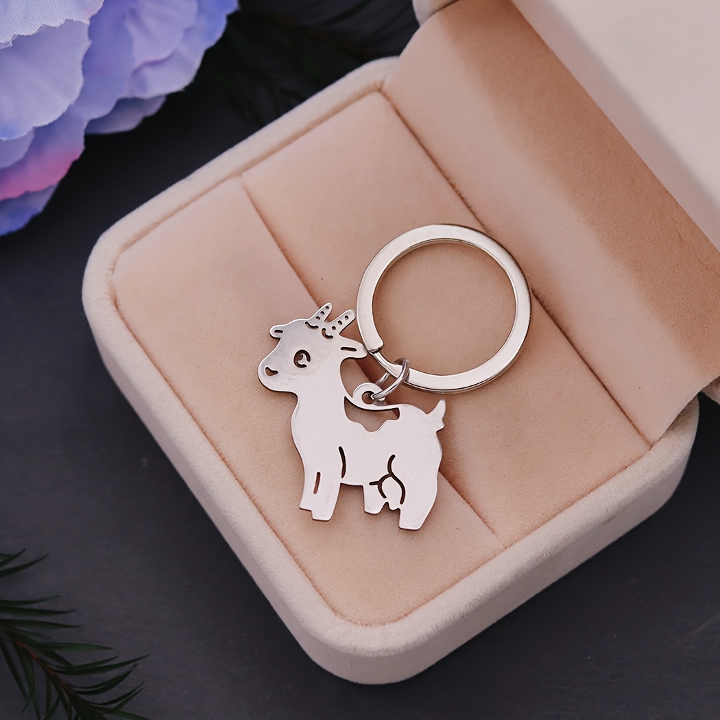 TEMU Portachiavi in Acciaio Inossidabile di - Adorabili Portachiavi Abbinati, Resistente i , Regalo per Anniversario, Compleanno o San Valentino -