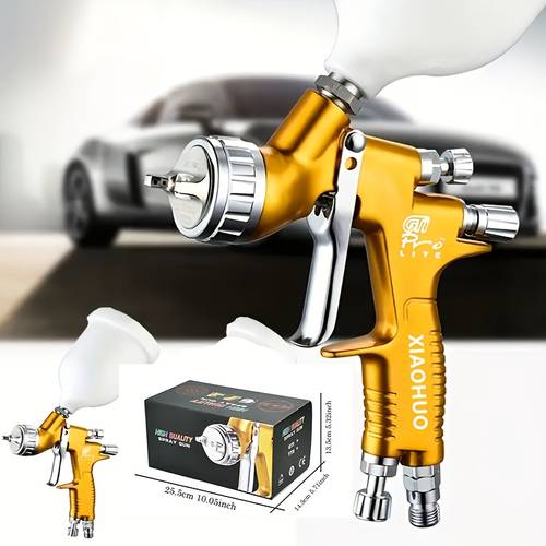 600cc hvlp spray gun professional 1 3mm nozzle for smooth primer enamel and on cars more ideal for diyers and professional