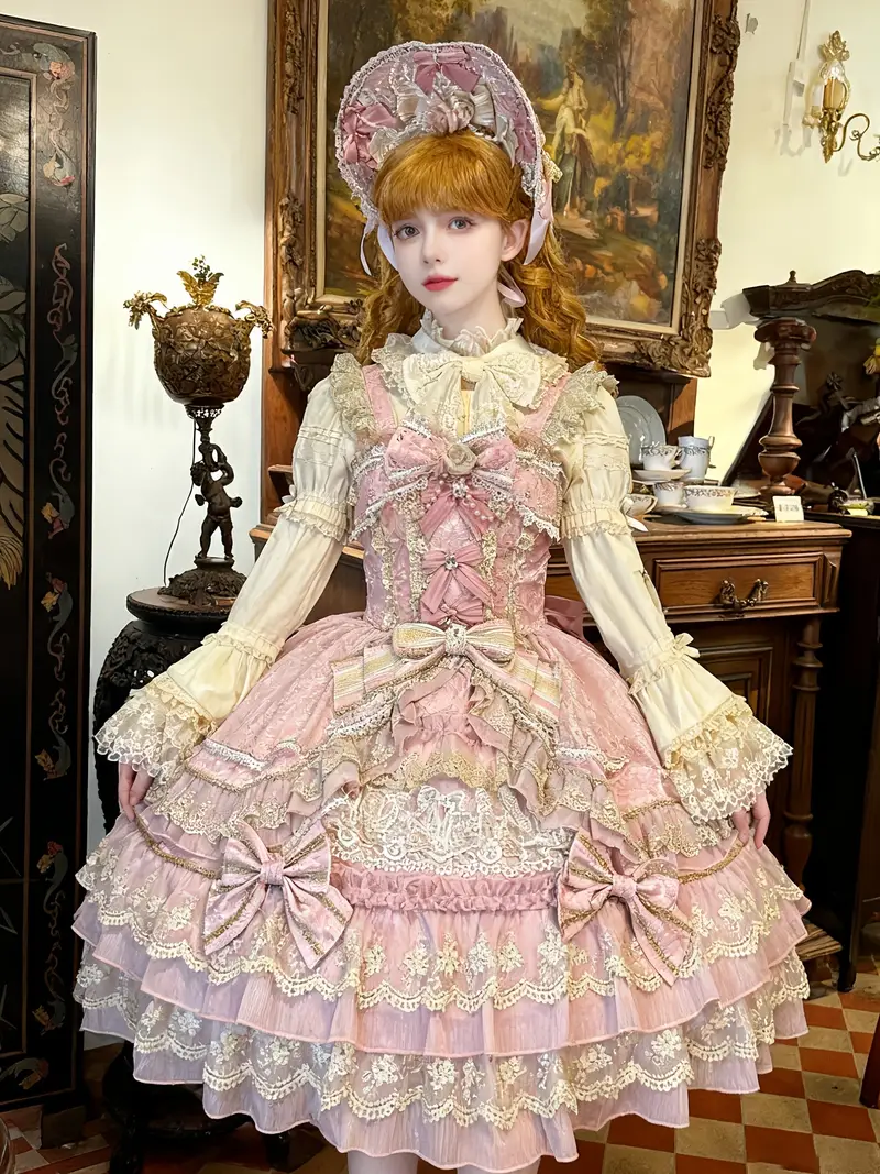 elegant victorian style lolita style style dress featuring a - Temu elegant victorian style lolita style style dress featuring a - Temu