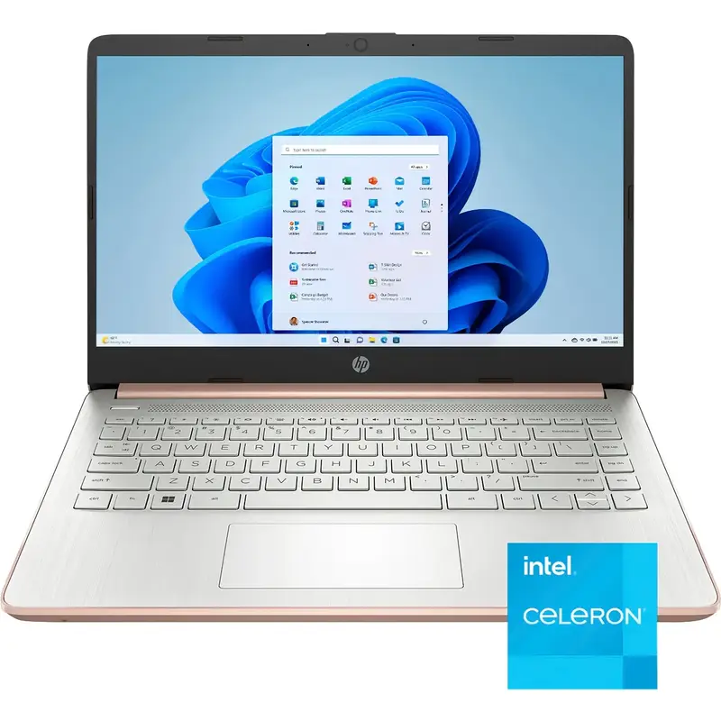 14 light laptop computer 4gb 256gb storage 128gb emmc 128gb sd card core n4120 anti glare hd display webcam mode details 0