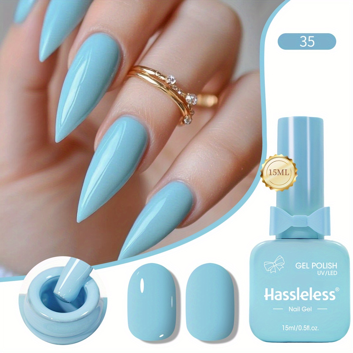 Image of Hassleless Solid Color Gel Nail Polish, New Recommended Manicure, Autumn Winter Gel Nail Polish, Fashionable , Bow Glass Bottle, High Glossy Durable Manicure Gel, Suitable For Women's Gift