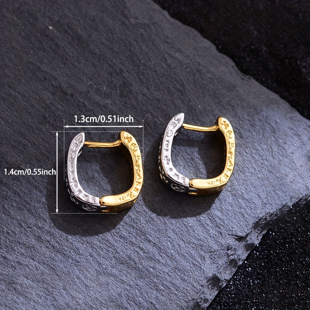 Women's Fashionable Clover U-Shaped Ear Clips, Elegant Design