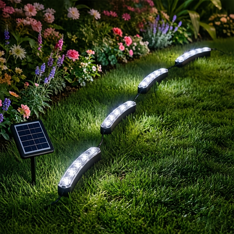 TEMU Solar Outdoor Circular Tree Light, Led Garden Lamp With 3 (warm, White, And Color), Low Voltage, Ip44, Solar Tree Landscape Lighting Fixture,