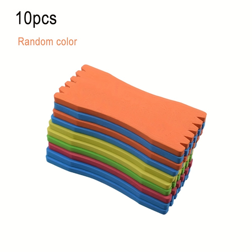 E-shop 10 Stk. Angelschaumschwamm-Spulen, Angelschnur-Wickelbrett, Rig-Halter, Angelschnur-Zubehör, Rig-Wickler, zufällige Farbe, Angelzubehör