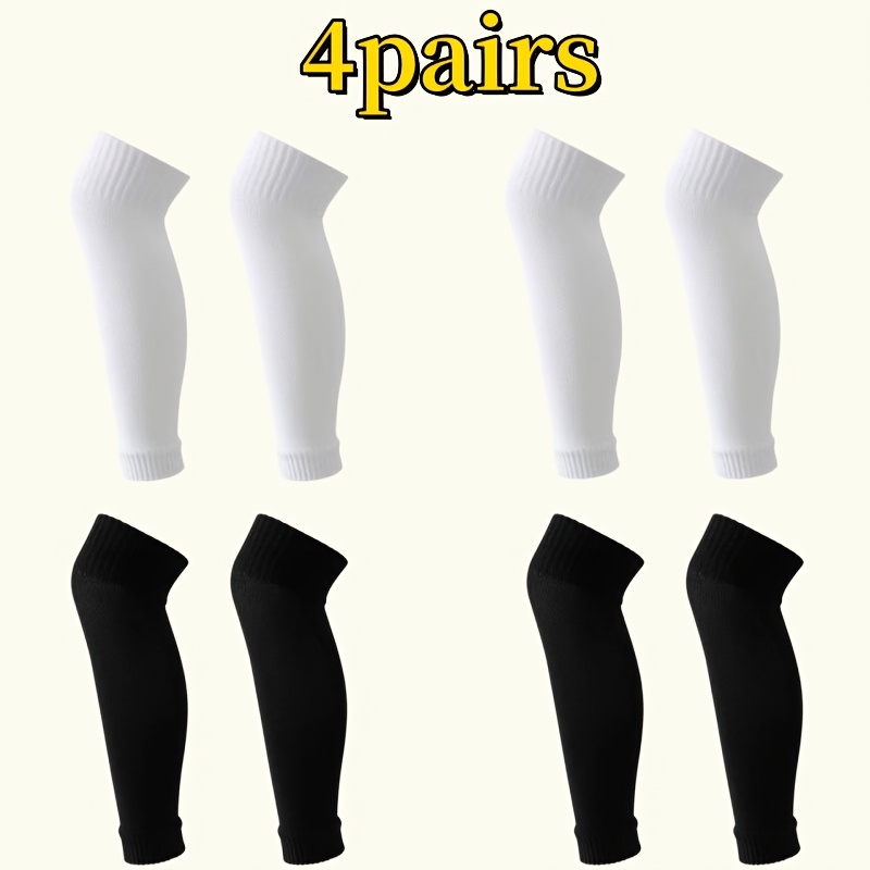 TEMU 4 paires de manchettes de mollet unisexes / absorbant , respirante et résistante à l' / Convient pour en extérieur, le / Yoga, l'alpinisme /